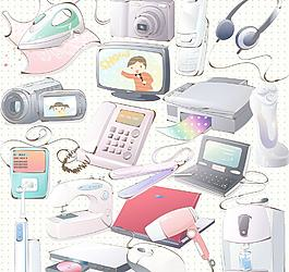 卡通生活电器图片