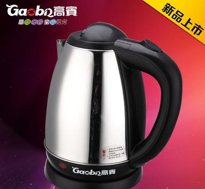 厂家直销 高宾1.8L防干烧电热水壶 高效保温不锈钢电水壶批发图片_高清图_细节图-佛山市高宾电器 -